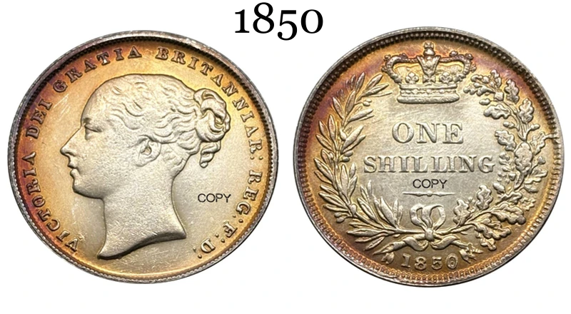Vintage Queen Victoria Coin Replica 25mm 9 Vintage Queen Victoria Coin Replica 25mm - Image 9