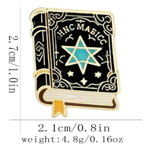Halloween Book-Shaped Brooch in Vintage Style 14 S8932e435e5e64640a7d982428e98ee00q