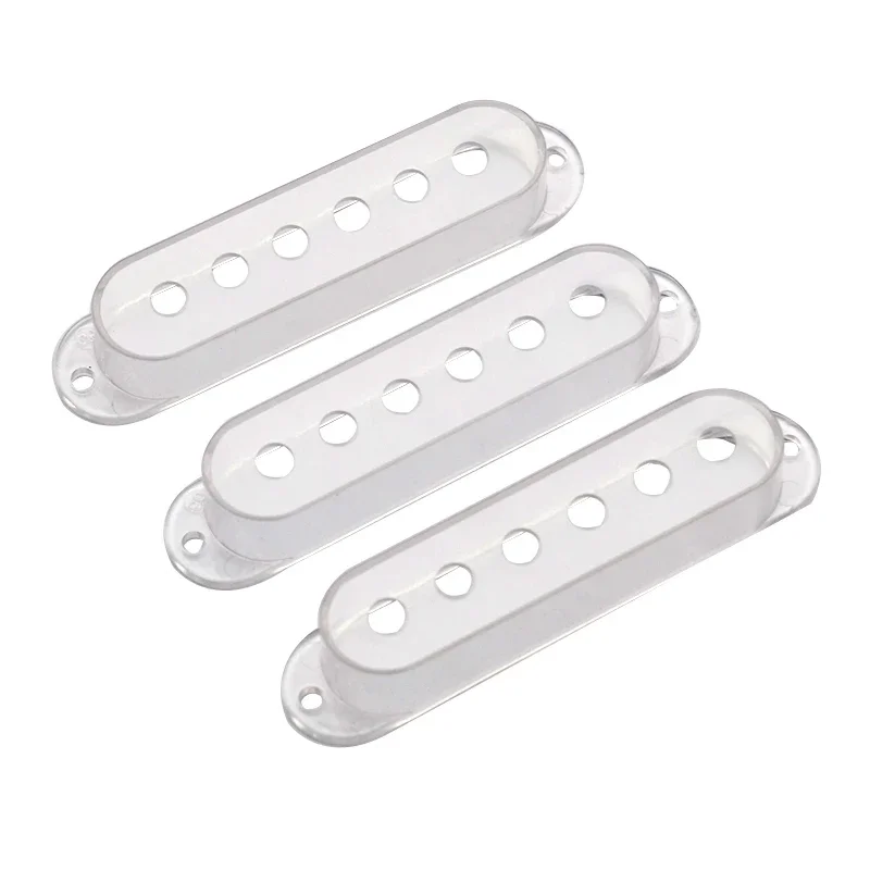 Transparent Guitar Pickup Covers Set for Single Coils 6 Transparent Guitar Pickup Covers Set for Single Coils - Image 6
