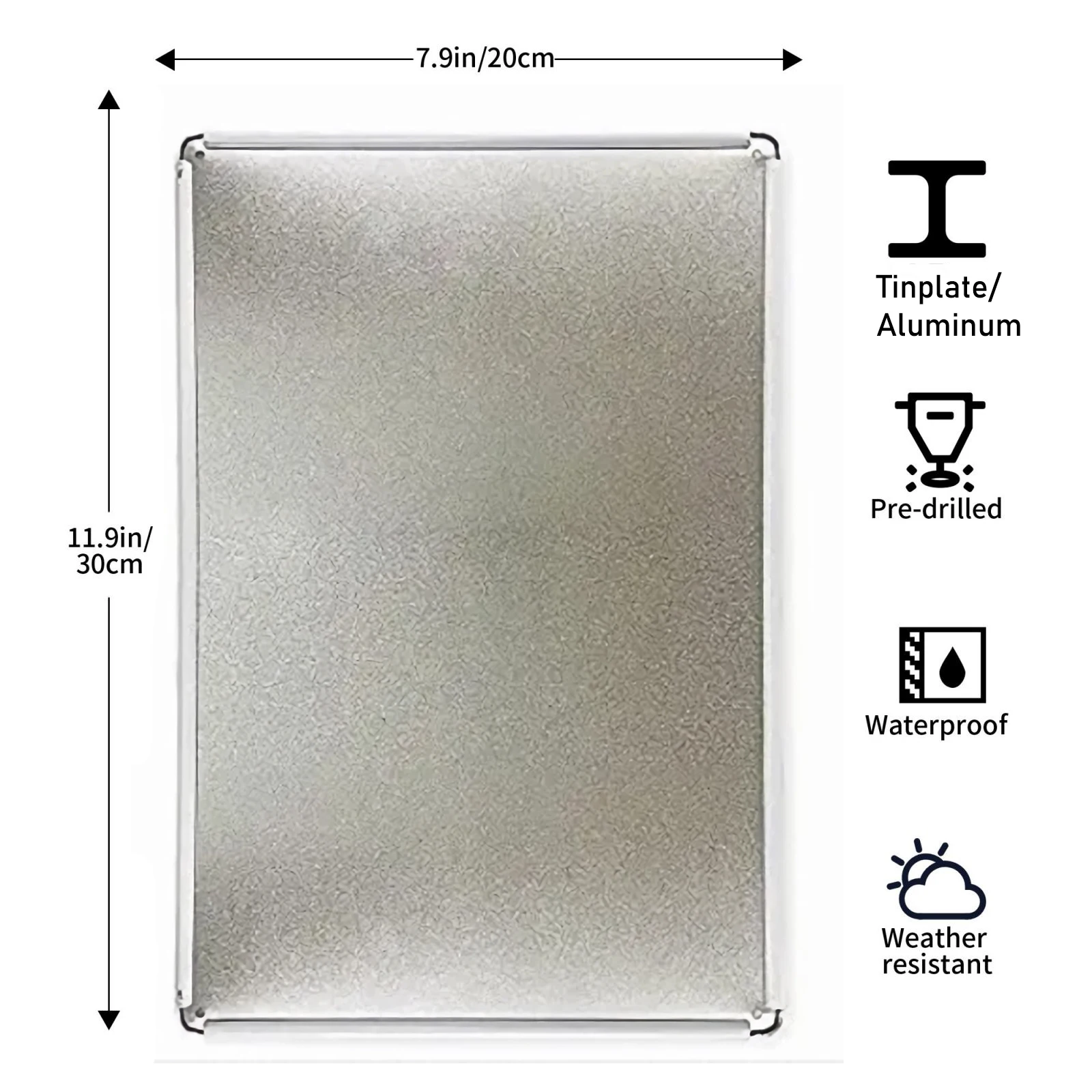 Vintage WC Toilet Metal Sign Poster 20x30cm 6 Vintage WC Toilet Metal Sign Poster 20x30cm - Image 6