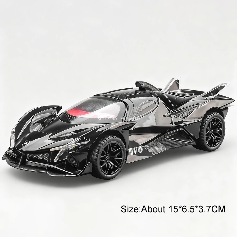 1:32 Scale Apollo EVO Car Model in Purple 9 1:32 Scale Apollo EVO Car Model in Purple - Image 9