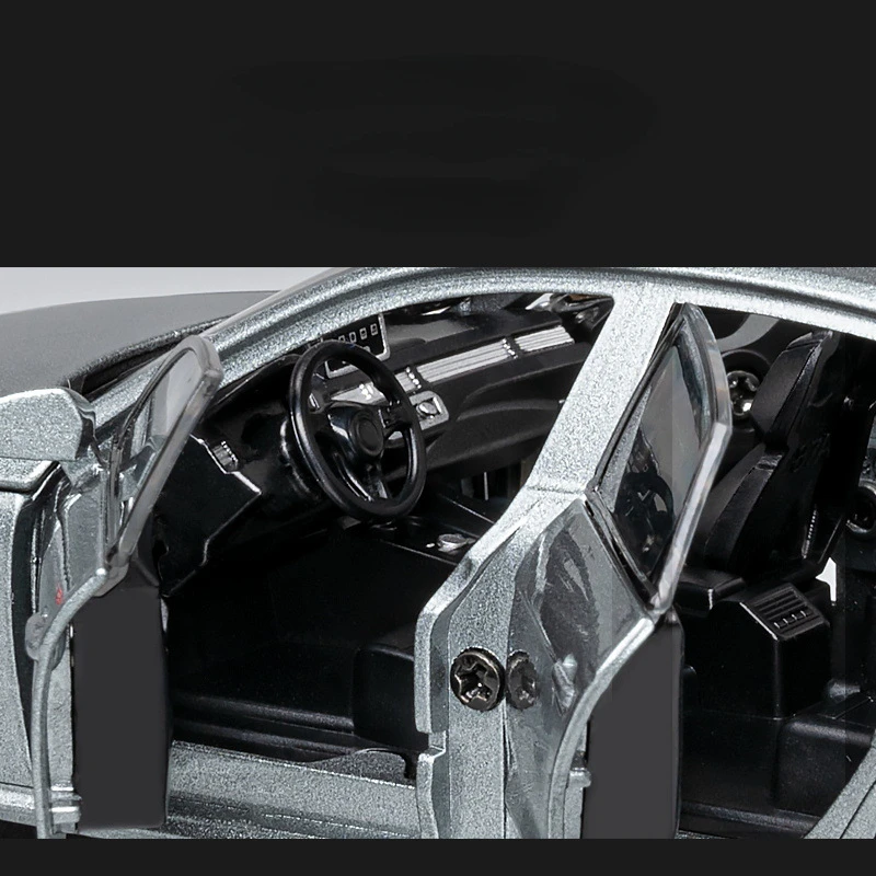 White 1:32 Diecast Car Model with Sound 3 White 1:32 Diecast Car Model with Sound - Image 3