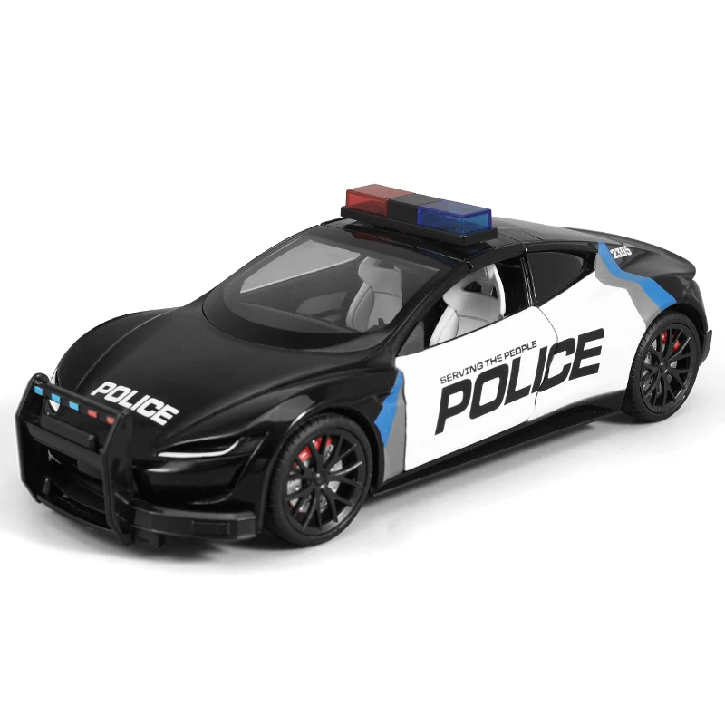 1:24 Scale Police Car Diecast Model 7 1:24 Scale Police Car Diecast Model - Image 7