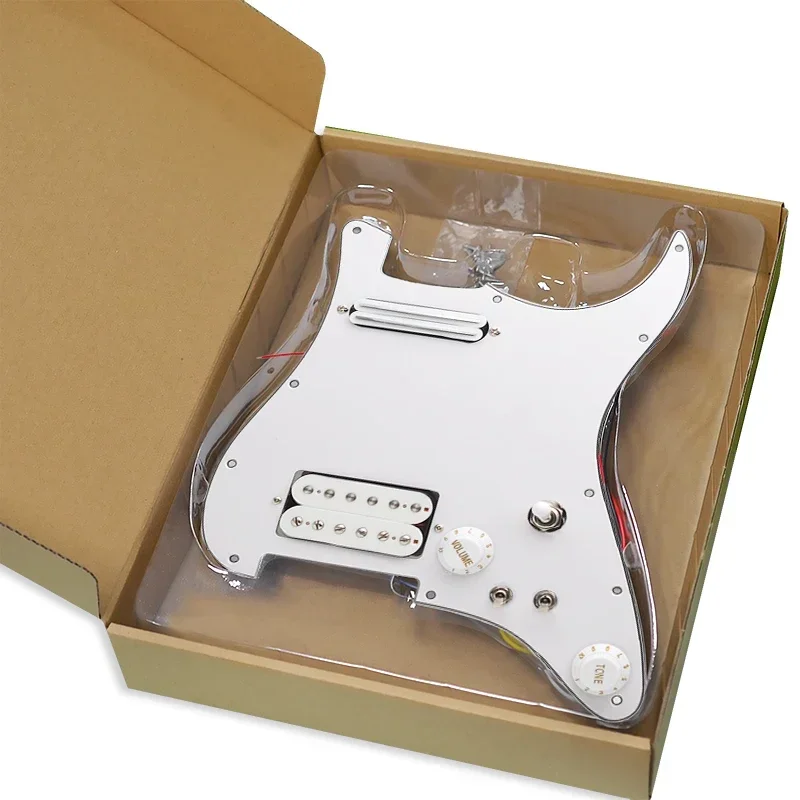 Prewired HH Guitar Pickguard with Humbuckers 6 Prewired HH Guitar Pickguard with Humbuckers - Image 6
