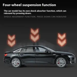 1:18 Scale Black Luxury Sedan Model 12 S89c09e64896d431d827639e143eeaf64z