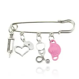 Medical-Themed Brooch Collection with Enamel Accents 16 S89f0223a3fe94bac984a12a7cf5bf253G