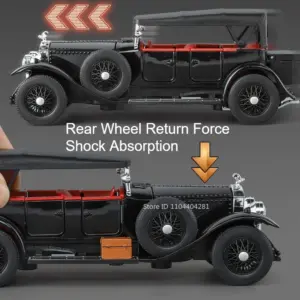 Vintage Green Diecast Car Model with Lights and Sound 15 S8a0d8916c2f94f2da1a6a98d019d0cfdP