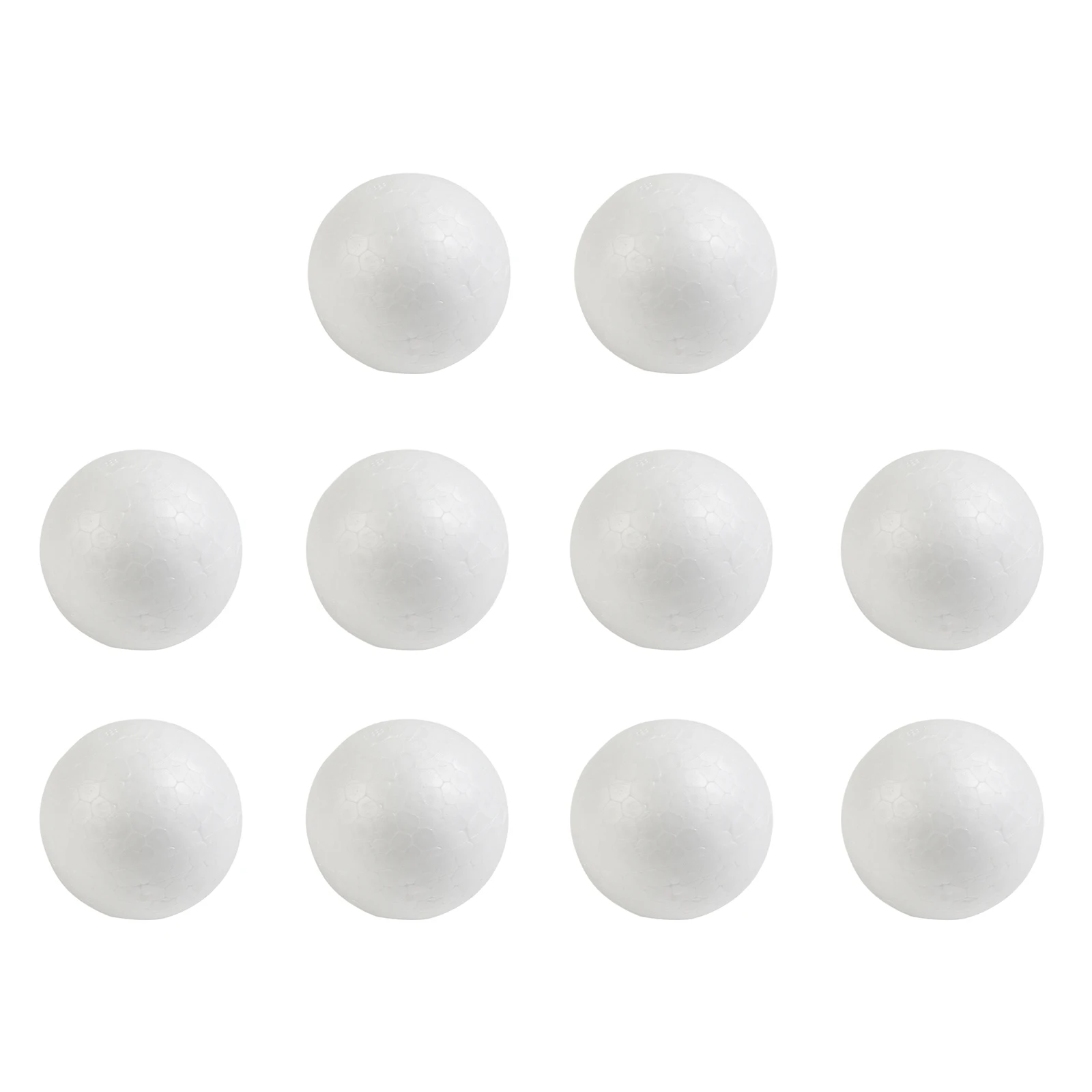 Set of 10 White Foam Balls for Crafts 5 Set of 10 White Foam Balls for Crafts - Image 5
