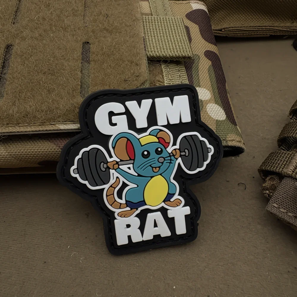 Colorful 6cm PVC Rubber Patch with 3D Mouse Design 4 Colorful 6cm PVC Rubber Patch with 3D Mouse Design - Image 4