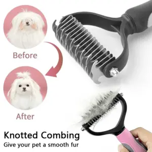 Pet Hair Removal Comb for Small and Medium Dogs 12 S8a6b8481f93f4ee29da21cbcdebf8cdeg