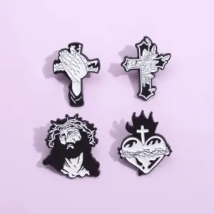 Christian Black and White Brooch Collection 15 S8a8604af9fbc4e5988981dea5490cbecI