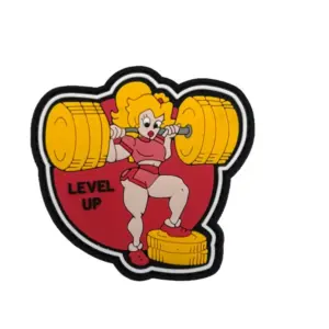 Beautiful Woman Lifting Motivational Patch