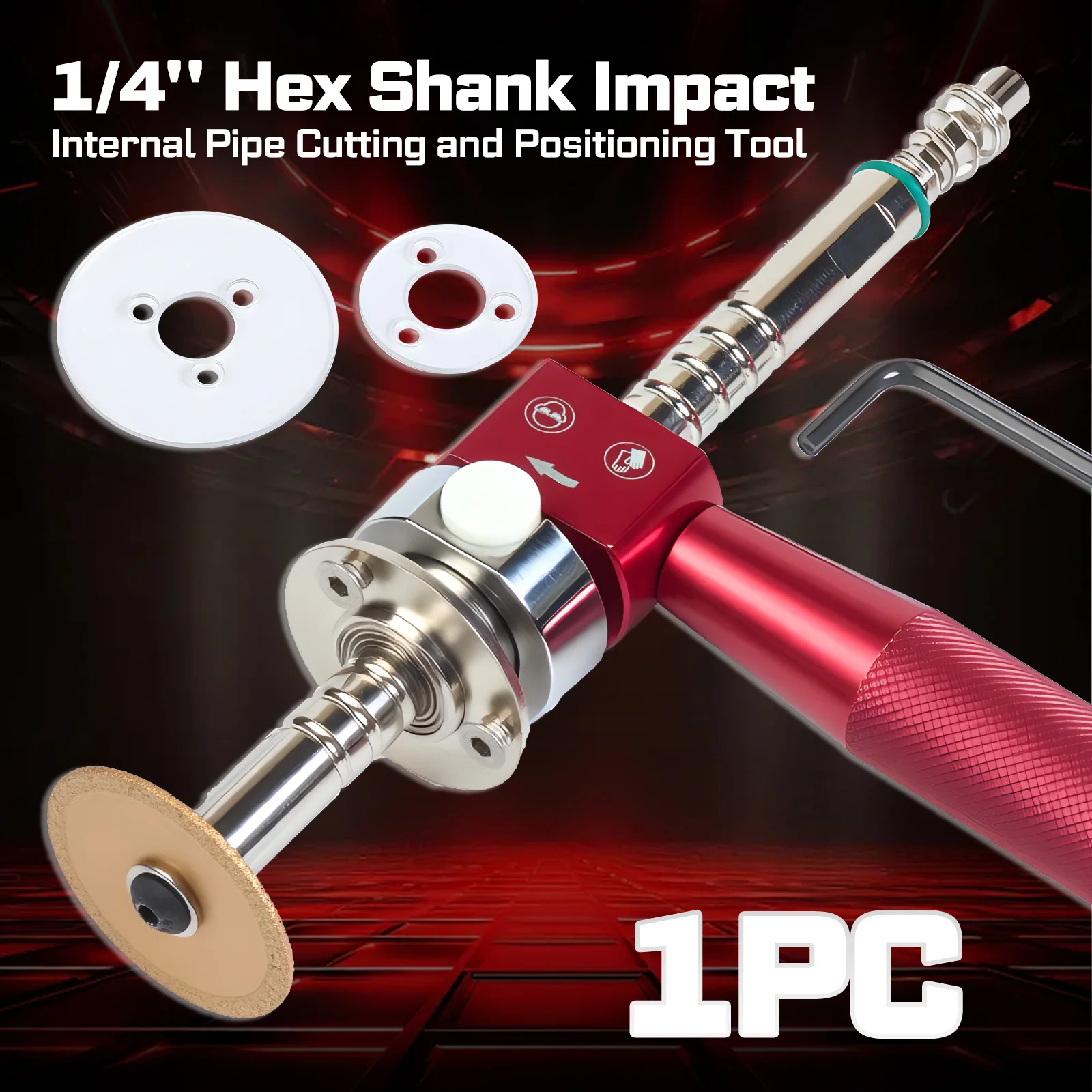 Professional Internal Pipe Cutting Tool with Adjustable Blade 8 Professional Internal Pipe Cutting Tool with Adjustable Blade - Image 8