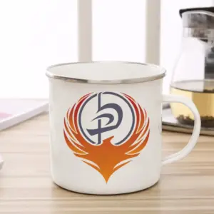 Krav Maga Enamel Mug with Martial Art Graphics 9 S8aa2dc33680048528d94dbcdfdd37e9c3