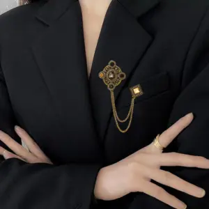 Vintage Multi-Gemstone Chain Brooch Décor 9 S8ab4f2b1d39c4d94a90b726e9b0888556