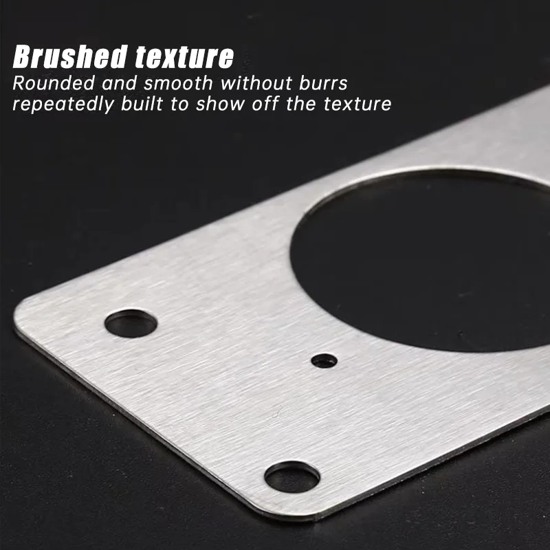 Stainless Steel Cabinet Hinge Repair Plates Set 3 Stainless Steel Cabinet Hinge Repair Plates Set - Image 3