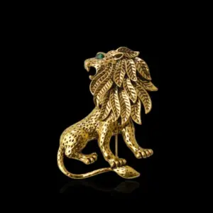 Vintage Gold Lion Brooch for Men 5 S8abc81c38bb0408cb625d926a28641a8y 1