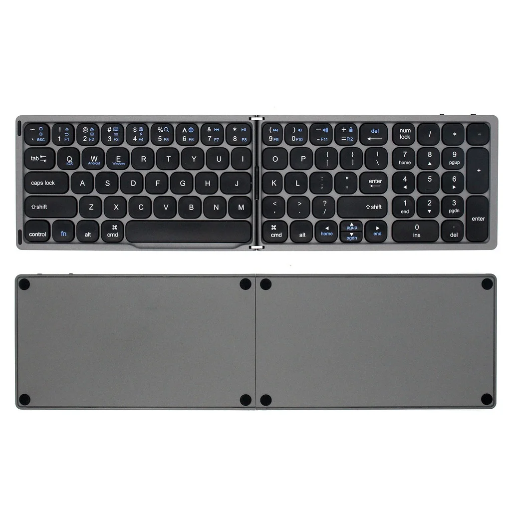 Foldable Wireless Bluetooth Keyboard for Travel 5 Foldable Wireless Bluetooth Keyboard for Travel - Image 5
