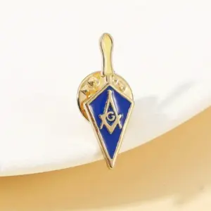 Retro Freemason Brooch Set of 2 Pins 9 S8ad00cf351944aa3b224e487b6f24a33d