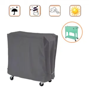 Outdoor Cooler Cart Cover 80-Quart Waterproof Grey 7 S8ad01cce83ac4a8298a548598835559eg