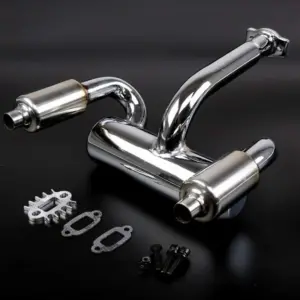 CNC Metal Twin Exhaust for 1/5 Scale RC 8 S8ae945cbae71415f8f61d0e9efb16403h