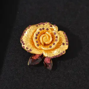 Elegant Unisex Gold-Tone Fashion Brooch 12 S8b1bce85dc2a43b4b6cc57eba329c68al