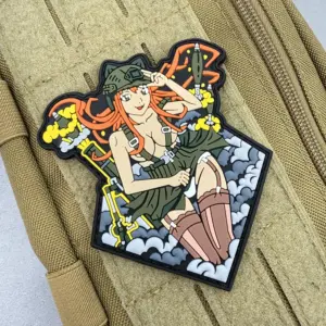 Colorful Tactical PVC Patch with Female Warrior 7 S8b34aba10a5c476d82961b93bf0e1099z