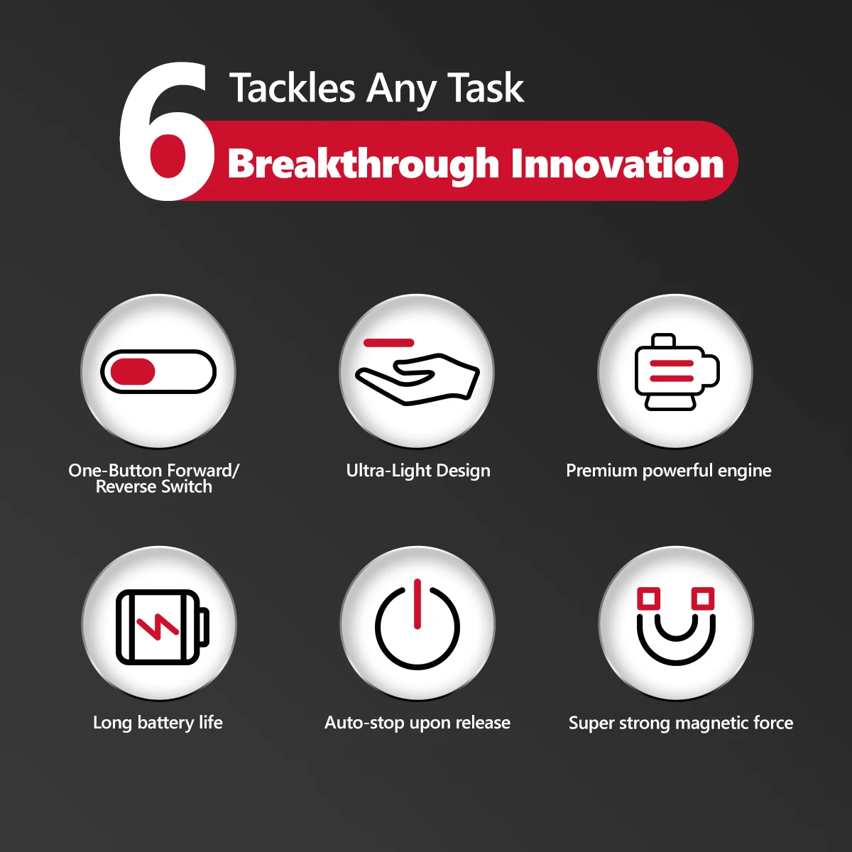 Black 16-Piece Smart Electric Screwdriver Set 5 Black 16-Piece Smart Electric Screwdriver Set - Image 5