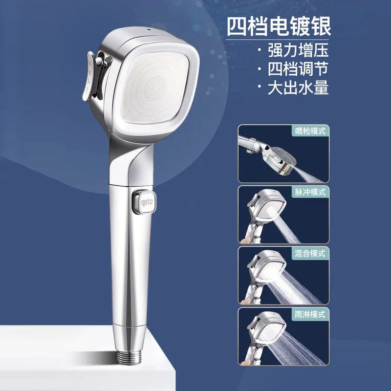 High-Pressure Handheld Shower Head with 4 Modes 10 High-Pressure Handheld Shower Head with 4 Modes - Image 10