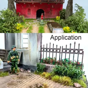 Miniature Model Bush Set for Dioramas 15 S8b60b3a0ca65486c8ec7a00c73a4f552g