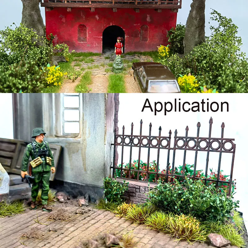 Miniature Model Bush Set for Dioramas 6 Miniature Model Bush Set for Dioramas - Image 6