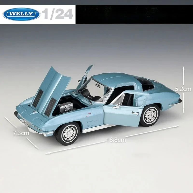 1963 Chevrolet Corvette Diecast Model 3 1963 Chevrolet Corvette Diecast Model - Image 3