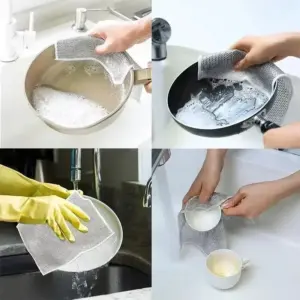 Durable Metal Cleaning Cloth 20x20cm Set 11 S8b7275687bb245fb94d53799f7ac3bdat 1