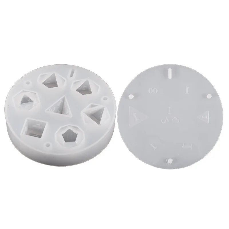 Silicone Polyhedral Dice Mold for Resin Crafts 6 Silicone Polyhedral Dice Mold for Resin Crafts - Image 6