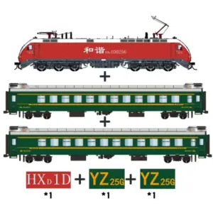 HO 1/87 Scale Model Train Set with Locomotive
