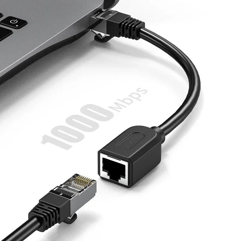 Elbow Shielded Cat6 RJ45 Network Cable 1m 2 Elbow Shielded Cat6 RJ45 Network Cable 1m - Image 2