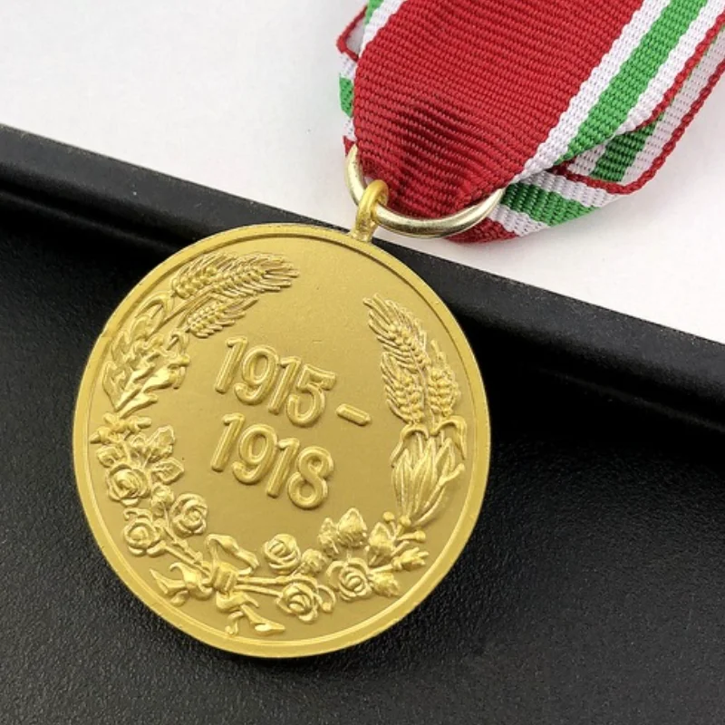 Golden Commemorative Medal with Ribbon 5 Golden Commemorative Medal with Ribbon - Image 5