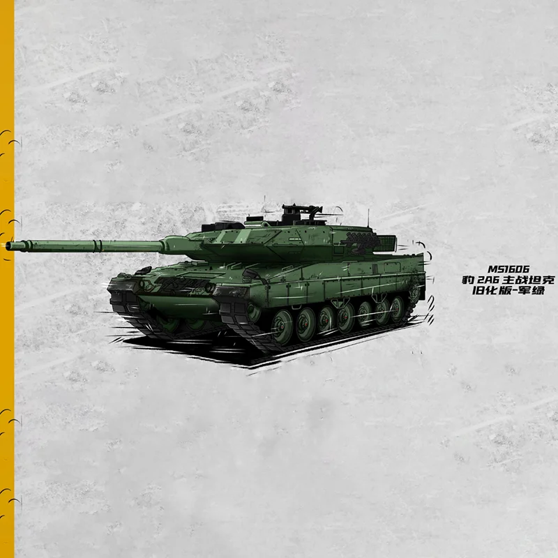 1/64 Scale Leopard 2A6 Tank Model for Collectors 2 1/64 Scale Leopard 2A6 Tank Model for Collectors - Image 2