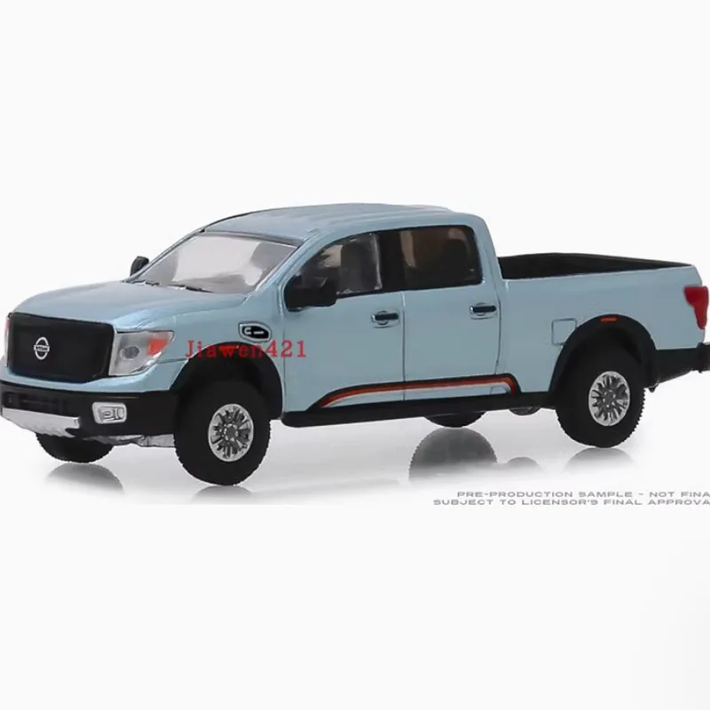 Blue Nissan Pickup Diecast Model 1:64 Scale 3 Blue Nissan Pickup Diecast Model 1:64 Scale - Image 3