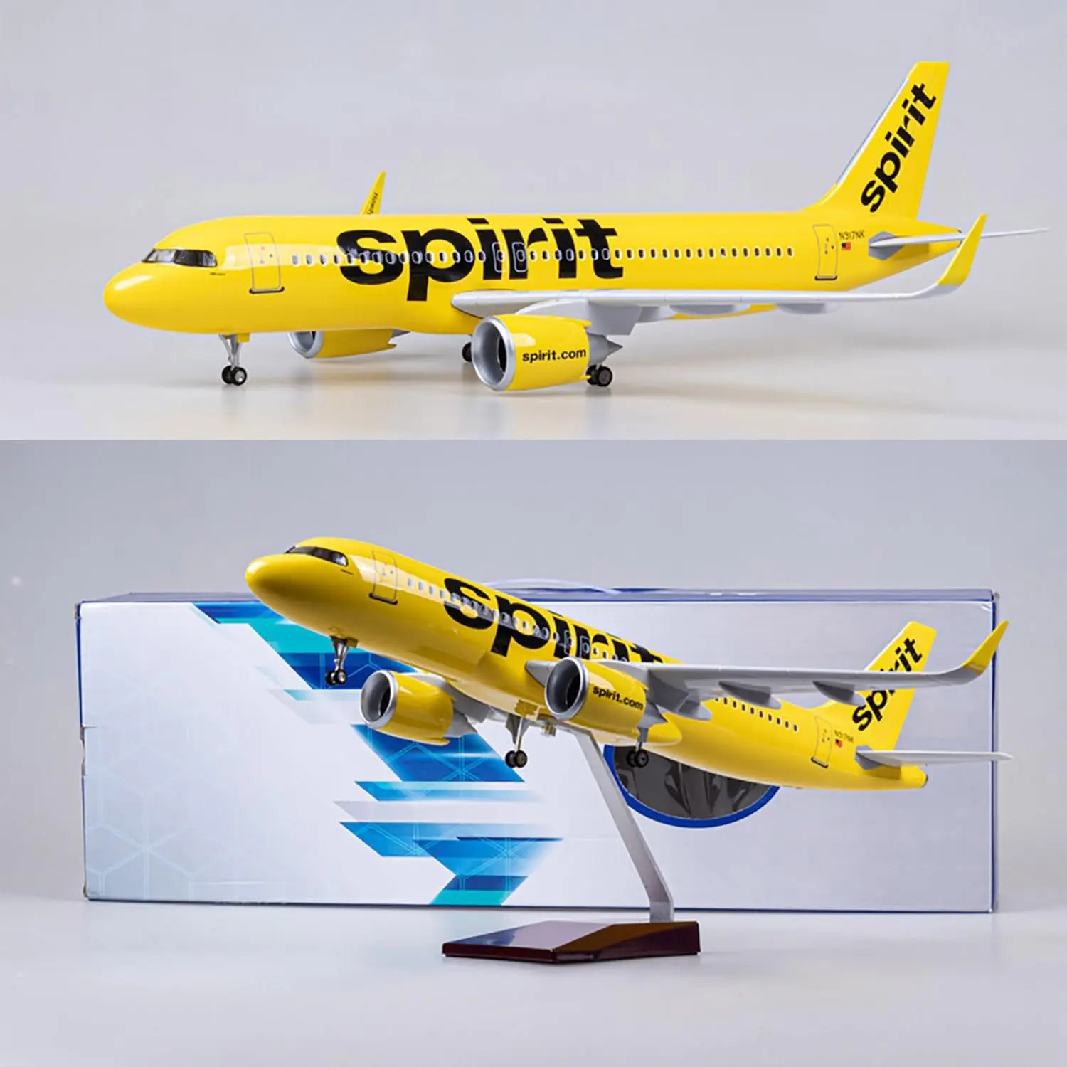 Vibrant Yellow Airbus A320 Model 1/80 Scale 7 Vibrant Yellow Airbus A320 Model 1/80 Scale - Image 7