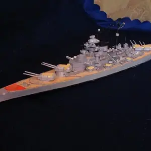 1/400 Scale Battleship Paper Model Kit for Collectors 8 S8c335e100ceb4a338fe7d97f35e3ef69l