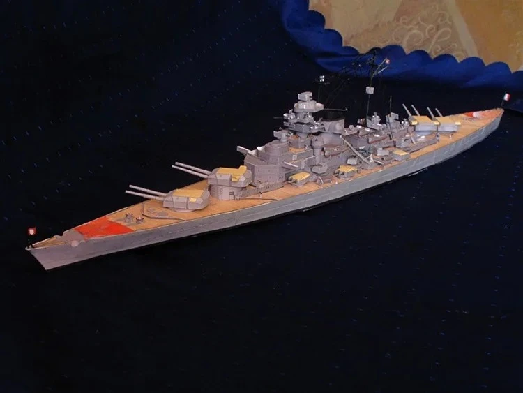 1/400 Scale Battleship Paper Model Kit for Collectors 3 1/400 Scale Battleship Paper Model Kit for Collectors - Image 3