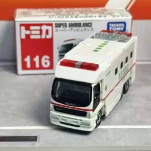 Takara Tomy Tomica Super Ambulance Model 1:64 Scale 9 S8c3a7d64f5354eefbe05c4b4f075eda2V