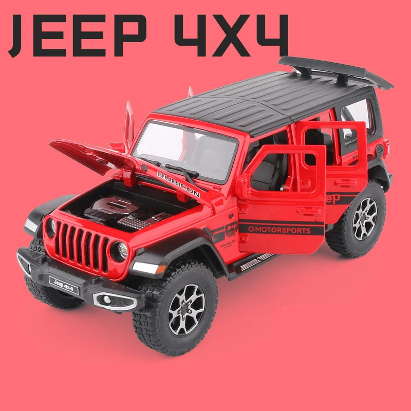 1:22 Scale Jeep Wrangler Rubicon Model 7 1:22 Scale Jeep Wrangler Rubicon Model - Image 7