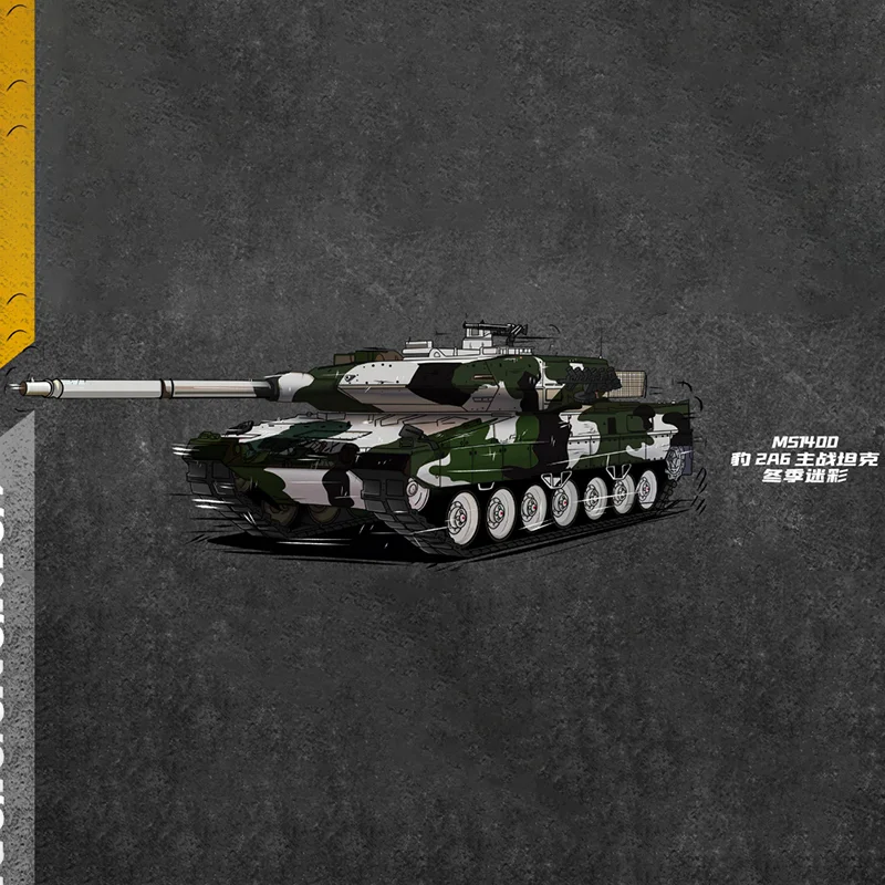 1/64 Scale Leopard 2A6 Tank Model for Collectors 3 1/64 Scale Leopard 2A6 Tank Model for Collectors - Image 3