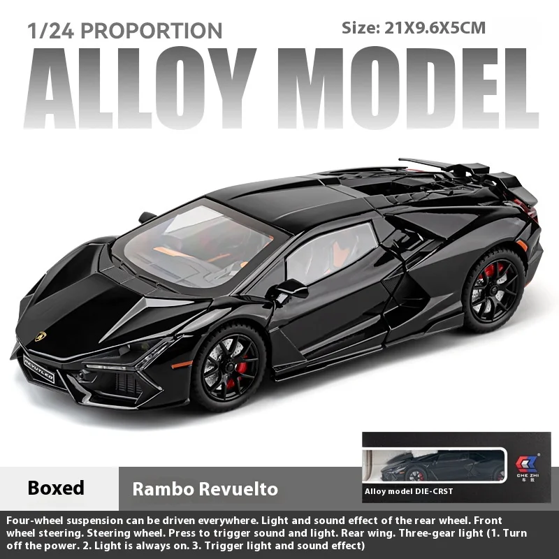 Lamborghini Revuelto 1:24 Diecast Model 10 Lamborghini Revuelto 1:24 Diecast Model - Image 10