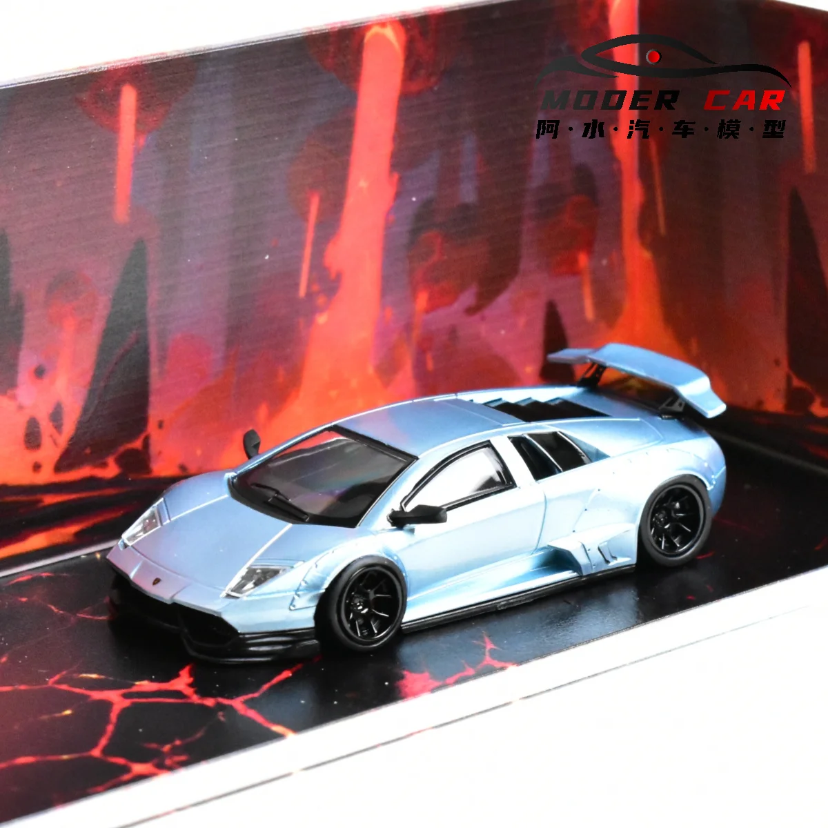 Black Lamborghini Murcielago LP670 Diecast Model 7 Black Lamborghini Murcielago LP670 Diecast Model - Image 7