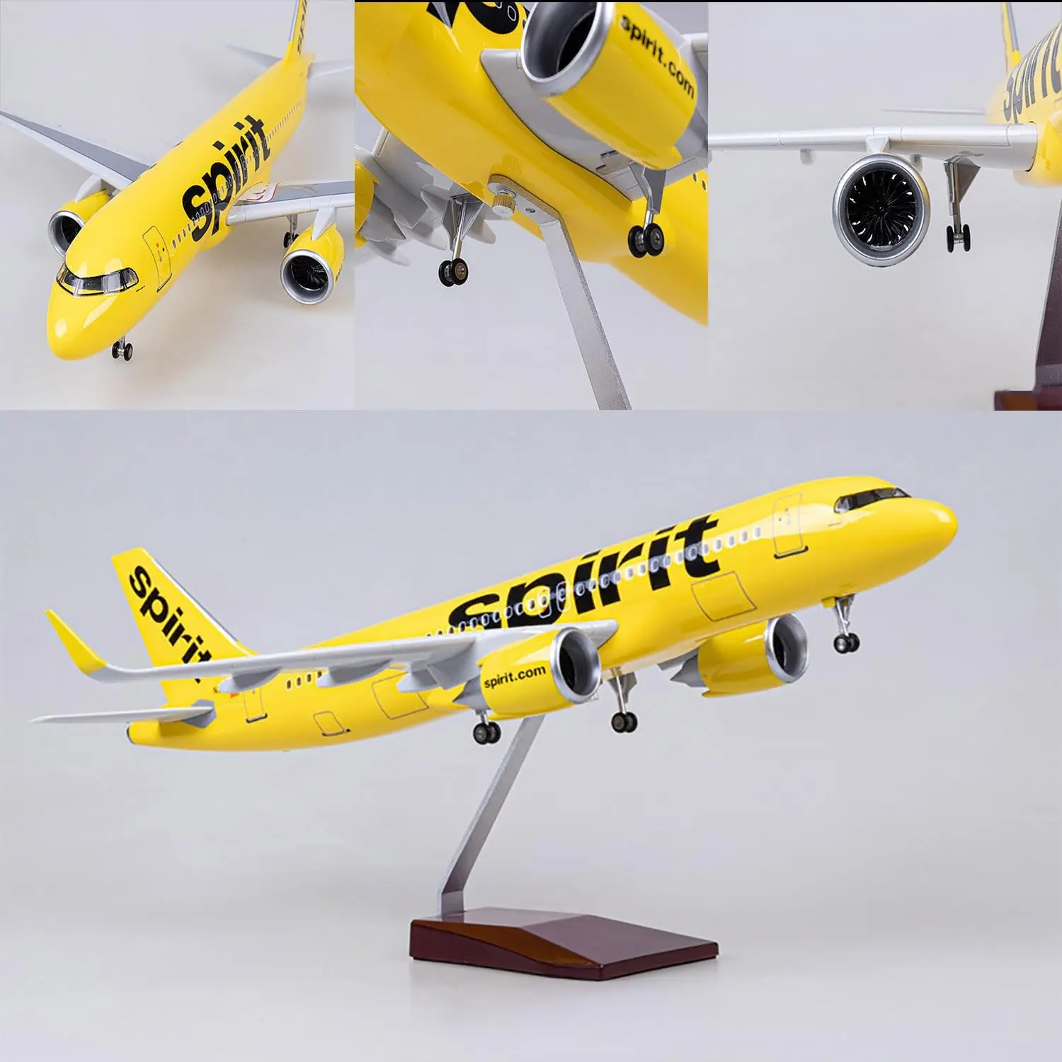 Vibrant Yellow Airbus A320 Model 1/80 Scale 2 Vibrant Yellow Airbus A320 Model 1/80 Scale - Image 2