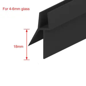 Transparent Shower Door Seal Strip for 4-6mm Glass 16 S8ceccc6515e0411baae59ae2a798295aZ