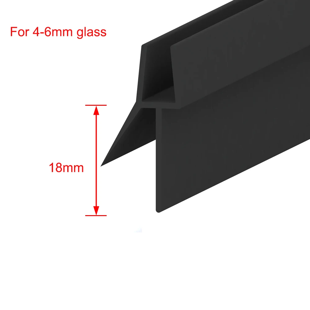 Transparent Shower Door Seal Strip for 4-6mm Glass 7 Transparent Shower Door Seal Strip for 4-6mm Glass - Image 7